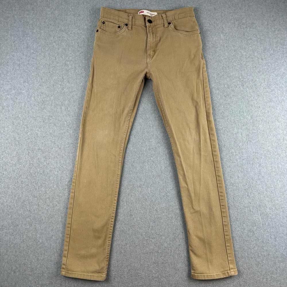 Levi's Pants Women 18 REG Tan 510 Skinny Stretch Casual Twill Denim Jeans‎